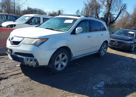 2010 Acura Mdx Technology Package из США, поврежденный, VIN 2HNYD2H67AH505570